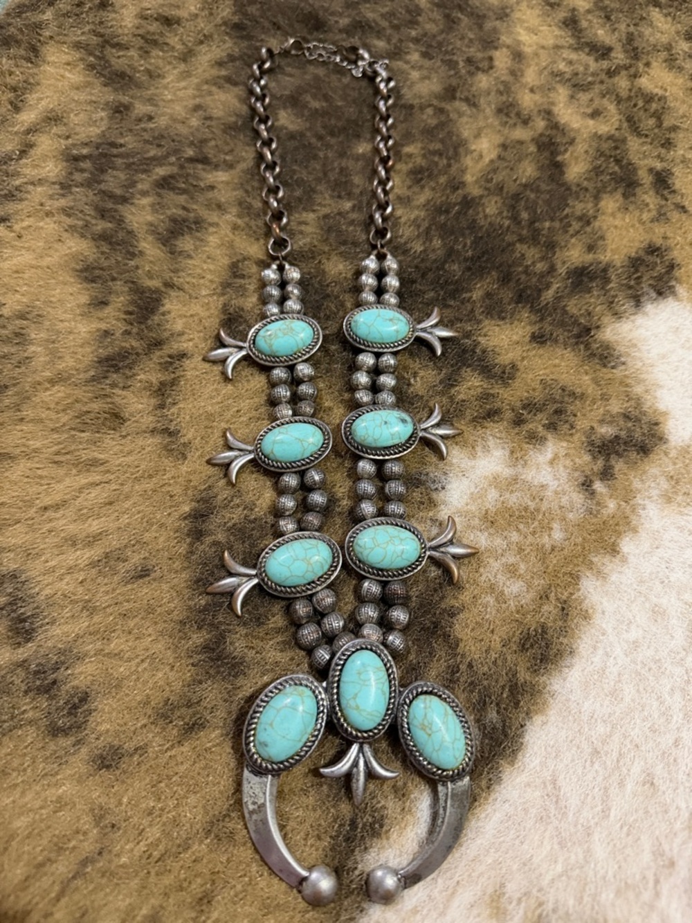 Turquoise Multi-Stone Statement Necklace